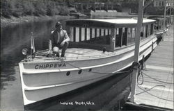 Chippewa Lower Dells, Wis. Boats, Ships Postcard Postcard