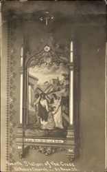 Fourth Station Of The Cross, St. Anne's Church Saint Anne, IL Postcard Postcard