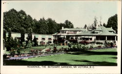 Residence The Butchart Gardens Nr. Victoria, BC Canada British Columbia Postcard Postcard