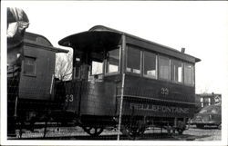 Railroad Car Bellefontaine #33 Postcard