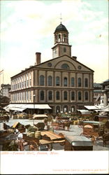 Fanueil Hall Boston, MA Postcard Postcard