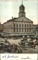 Faneuil Hall Boston, MA Postcard Postcard