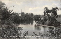 The Bend In The River Chicopee Falls, MA Postcard Postcard