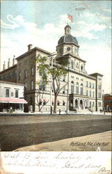 City Hall Portland, ME Postcard Postcard