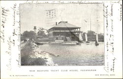 New Bedford Yacht Club House, Padanaram Massachusetts Postcard Postcard