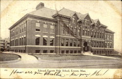 Edward Everett Hale School Massachusetts Postcard Postcard