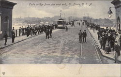 Eads Bridge From The East End St. Louis, MO Postcard Postcard