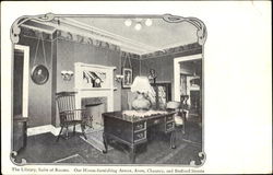 The Library Suite Of Rooms Jordan Marsh Series Postcard