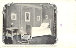 Young Lady's Chamber Suite Of Rooms Jordan Marsh Series Postcard