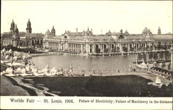 Palace Of Electricity; Palace Of Machinery In The Distance Postcard