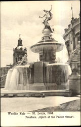 Fountain Spirit Of The Pacific Ocean Postcard