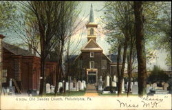 Old Swedes Church Philadelphia, PA Postcard Postcard