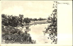 The Bend Kishwaukee River Postcard