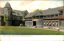 Casino Court And Clock Tower Postcard