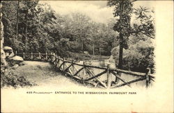 Entrance To The Wissahickon, Fairmount Park Philadelphia, PA Postcard Postcard