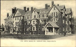 Merion Hall From South Postcard