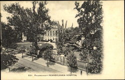 Pennsylvania Hospital Philadelphia, PA Postcard Postcard