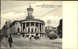 Merchant's Old Stock Exchange, 3D and Dock Streets Philadelphia, PA Postcard Postcard