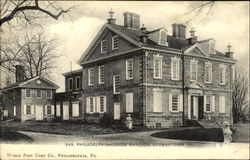 Chew Mansion, Germantown Postcard