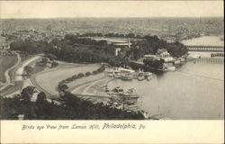 Birds Eye View From Lemon Hill Postcard