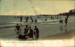 Bathing At Nantasket Beach Postcard