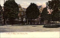 Y. M. C. A. Bldg Lake Geneva, WI Postcard Postcard