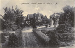 Mausoleum Shaw's Garden St. Louis, MO Postcard Postcard