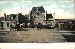 Entrance Union Stock Yards Chicago, IL Postcard Postcard