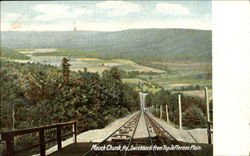 Switchback From Top Jefferson Plain Postcard