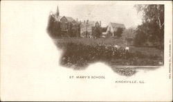 St. Mary's School Knoxville, IL Postcard Postcard