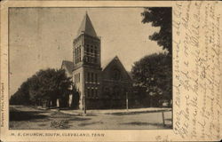 M. E. Church Cleveland, TN Postcard Postcard