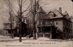 Centennial Home Of Aged Postcard