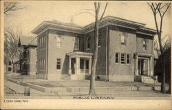 Public Library Postcard