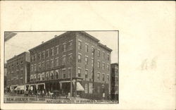 New Phenix Hall And National School Of Business Postcard