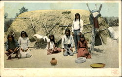 A Pima Wickiup Native Americana Postcard Postcard