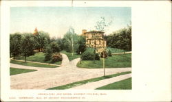 Observatory And Green, Amherst College Postcard