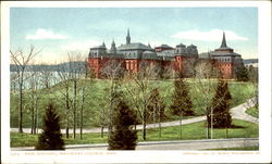 Main Building, Wellesley College Massachusetts Postcard Postcard