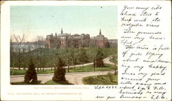 Main Building, Wellesley College Massachusetts Postcard Postcard