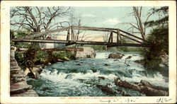 Bridge At Hunt's Mill Providence, RI Postcard Postcard