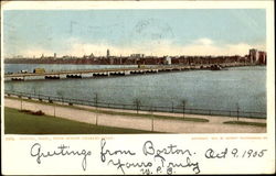 Across Charles River Postcard