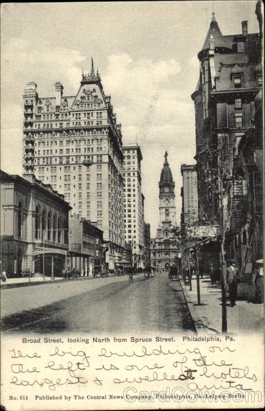 Broad Street, Spruce Street Philadelphia, PA