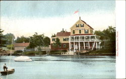 New Meadows Inn Bath, ME Postcard Postcard