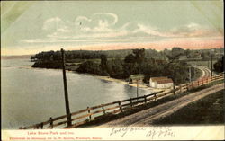 Lake Shore Park And Inn Gilford, NH Postcard Postcard