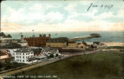 General View Of Old Orchard Postcard