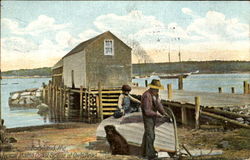 Typical Maine Coast Scene At Owlshead Postcard