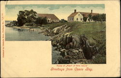 Greetings From Casco Bay Postcard