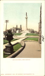 Lee Monument New Orleans, LA Postcard Postcard