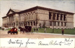 Art Institute Chicago, IL Postcard Postcard