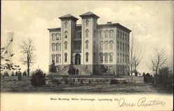 Main Building Miller Orphanage Postcard