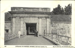 Entrance To Fortress Monroe, Old Point Comfort Postcard